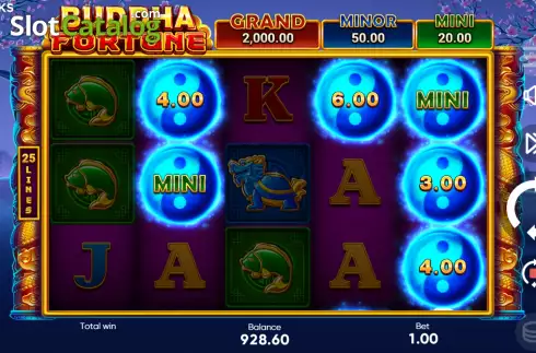 Οθόνη6. Buddha Fortune Hold and Win Κουλοχέρης