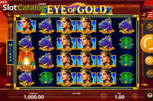 Οθόνη3. Eye of Gold Κουλοχέρης