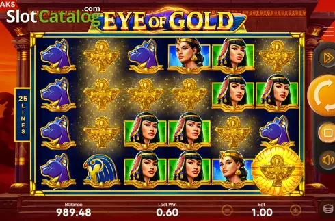 Οθόνη7. Eye of Gold Κουλοχέρης