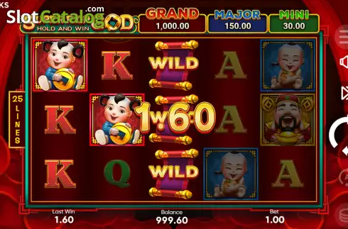 Οθόνη4. Super Rich God Hold and Win Κουλοχέρης