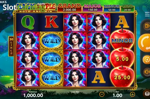 Οθόνη2. Magic Apple Hold and Win Κουλοχέρης