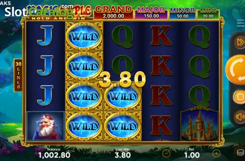 Οθόνη4. Magic Apple Hold and Win Κουλοχέρης