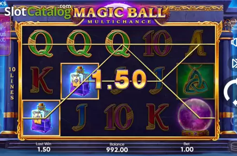 Οθόνη4. Magic Ball (3 Oaks) Κουλοχέρης