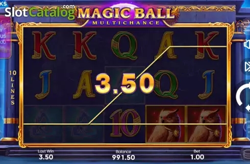 Οθόνη5. Magic Ball (3 Oaks) Κουλοχέρης