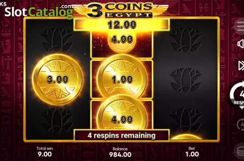 Οθόνη7. 3 Coins: Egypt Κουλοχέρης