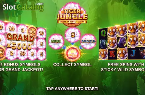 Οθόνη2. Tiger Jungle Hold and Win Κουλοχέρης