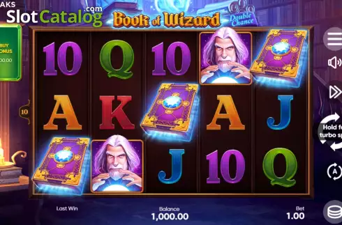 Οθόνη3. Book of Wizard Double Chance Κουλοχέρης