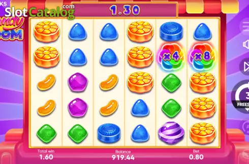 Οθόνη9. Candy Boom Κουλοχέρης