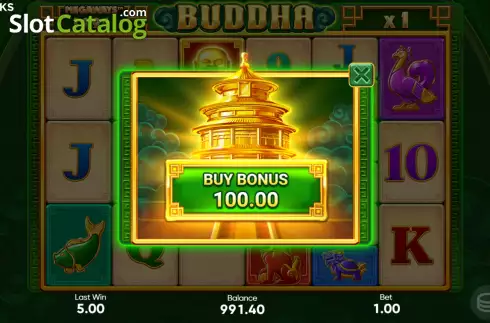 Οθόνη6. Buddha Megaways Κουλοχέρης