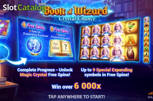 Οθόνη2. Book of Wizard: Crystal Chance Κουλοχέρης 