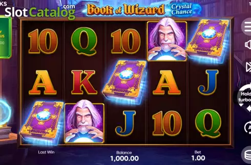 Οθόνη3. Book of Wizard: Crystal Chance Κουλοχέρης 