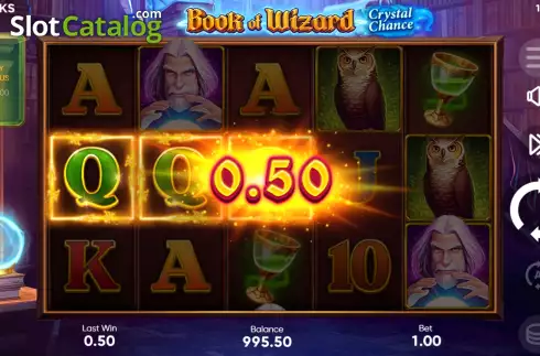 Οθόνη4. Book of Wizard: Crystal Chance Κουλοχέρης 