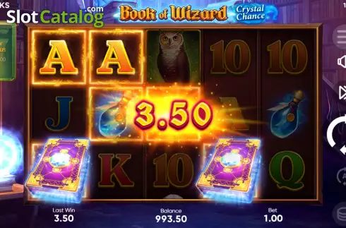 Οθόνη5. Book of Wizard: Crystal Chance Κουλοχέρης 