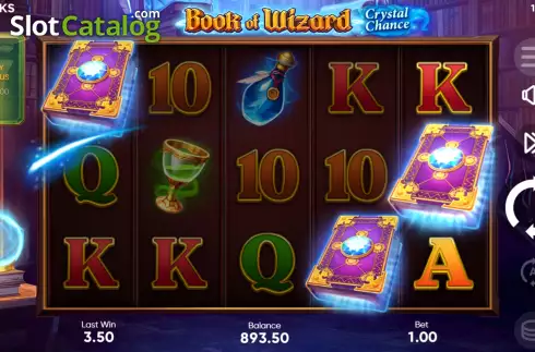 Οθόνη7. Book of Wizard: Crystal Chance Κουλοχέρης 