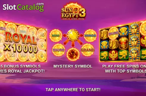 Οθόνη2. Sun of Egypt 3 Κουλοχέρης