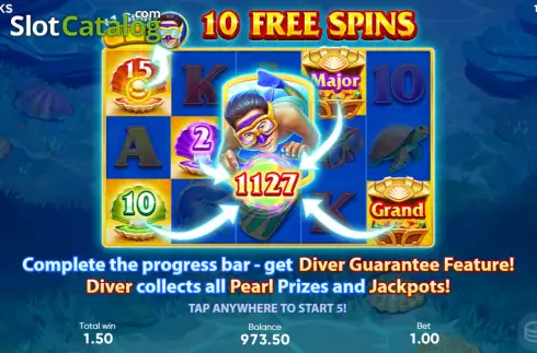 Οθόνη7. Pearl Diver 2: Treasure Chest Κουλοχέρης