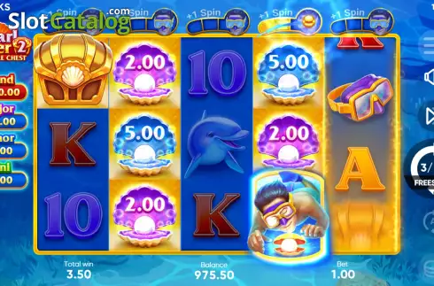 Οθόνη9. Pearl Diver 2: Treasure Chest Κουλοχέρης