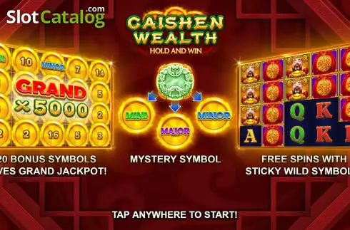 Οθόνη2. Caishen Wealth Hold and Win Κουλοχέρης