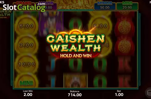 Οθόνη6. Caishen Wealth Hold and Win Κουλοχέρης