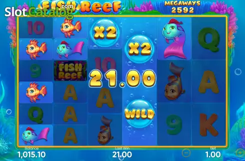 Οθόνη5. Fish Reef Κουλοχέρης