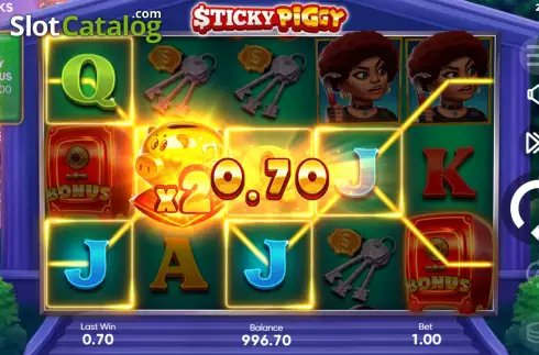 Οθόνη4. Sticky Piggy Κουλοχέρης 