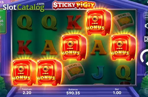 Οθόνη6. Sticky Piggy Κουλοχέρης 