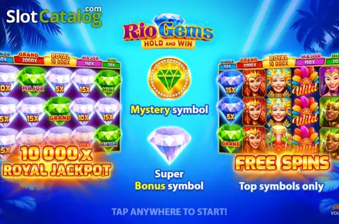Οθόνη2. Rio Gems Κουλοχέρης
