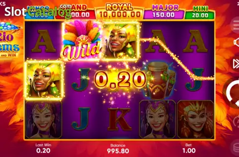 Οθόνη5. Rio Gems Κουλοχέρης