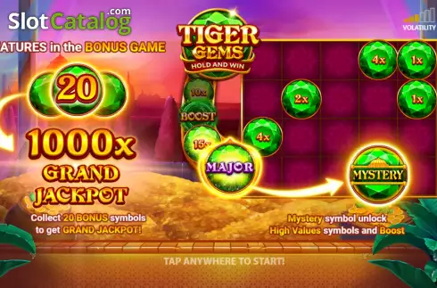 Οθόνη2. Tiger Gems Κουλοχέρης