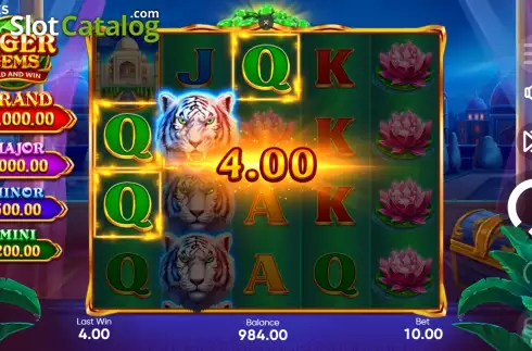 Οθόνη4. Tiger Gems Κουλοχέρης