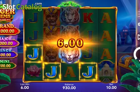 Οθόνη5. Tiger Gems Κουλοχέρης