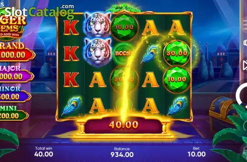 Οθόνη6. Tiger Gems Κουλοχέρης