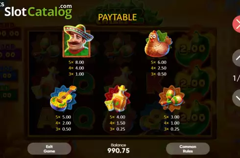Οθόνη6. Green Chilli 2 Κουλοχέρης 