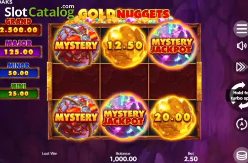 Οθόνη2. Gold Nuggets (3 Oaks) Κουλοχέρης 