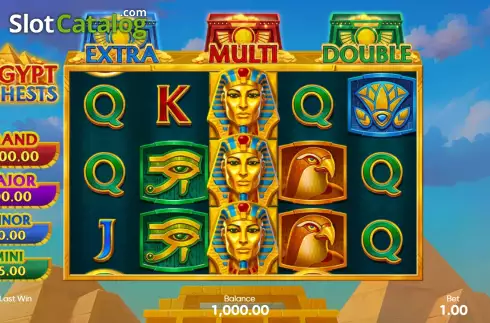 Οθόνη2. 3 Egypt Chests Κουλοχέρης 