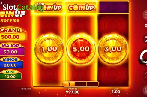Οθόνη3. Coin Up: Hot Fire Κουλοχέρης