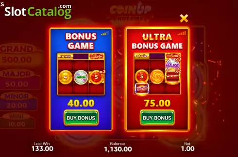 Οθόνη6. Coin Up: Hot Fire Κουλοχέρης