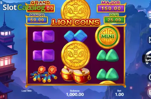 Οθόνη2. Lion Coins Κουλοχέρης