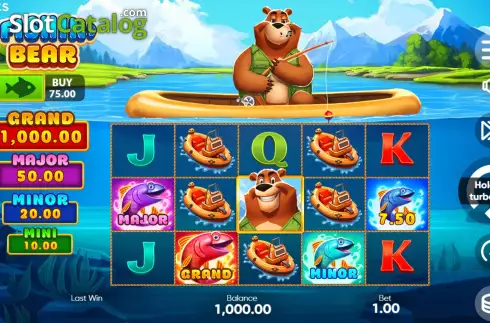 Οθόνη3. Fishin' Bear Κουλοχέρης
