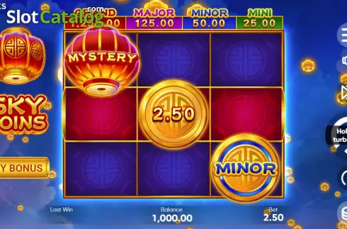 Οθόνη2. Sky Coins Κουλοχέρης