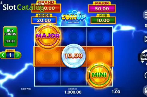 Οθόνη2. Coin Up: Lightning Κουλοχέρης