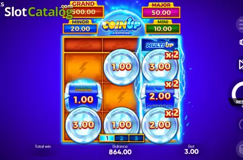 Οθόνη3. Coin Up: Lightning Κουλοχέρης