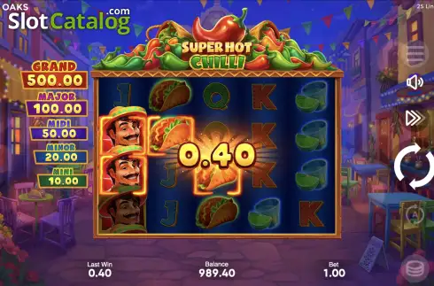 Οθόνη4. Super Hot Chilli Κουλοχέρης