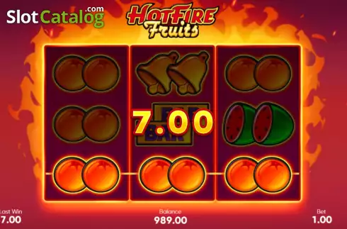 Οθόνη3. Hot Fire Fruits Κουλοχέρης
