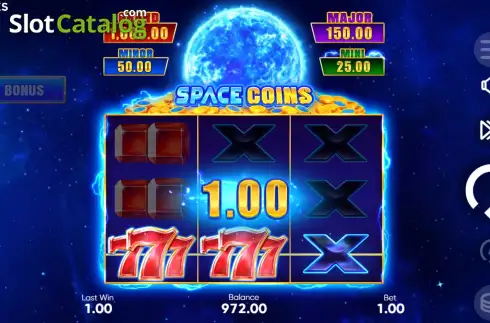 Οθόνη5. Space Coins Κουλοχέρης