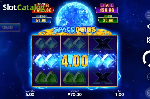 Οθόνη6. Space Coins Κουλοχέρης
