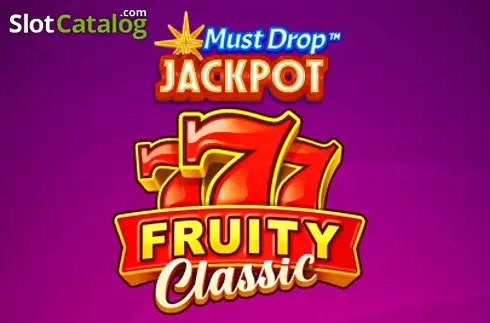 Must Drop Jackpot 777 Fruity Classic Λογότυπο Must Drop Jackpot 777 Fruity Classic Λογότυπο