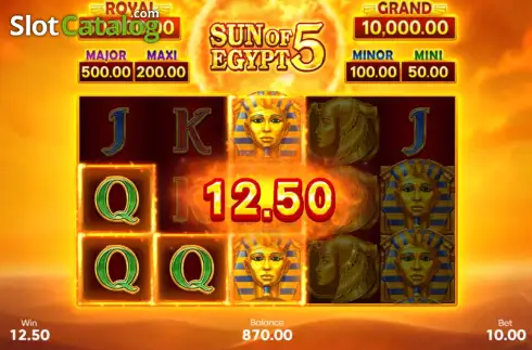 Οθόνη3. Sun of Egypt 5 Κουλοχέρης 