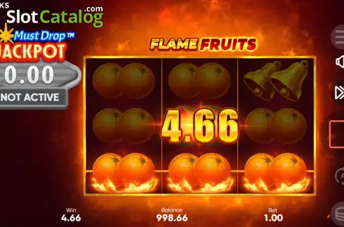 Οθόνη3. Must Drop Jackpot Flame Fruits Κουλοχέρης