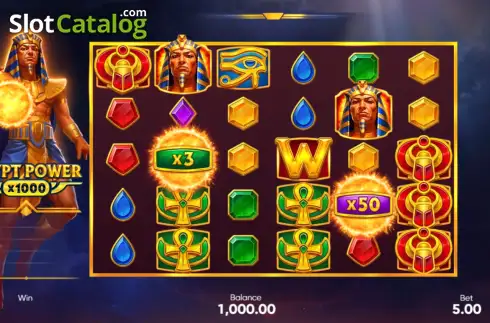 Οθόνη2. Egypt Power x1000 Κουλοχέρης